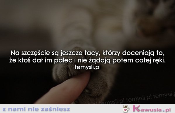 Na szczęście są jeszcze tacy, którzy..