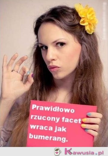 Prawidłowo rzucony facet