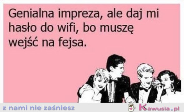 Genialna impreza, ale...
