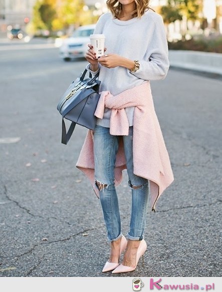 Pastelowy look 