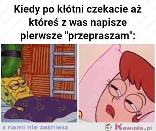 Kiedy oboje czekacie na przeprosiny