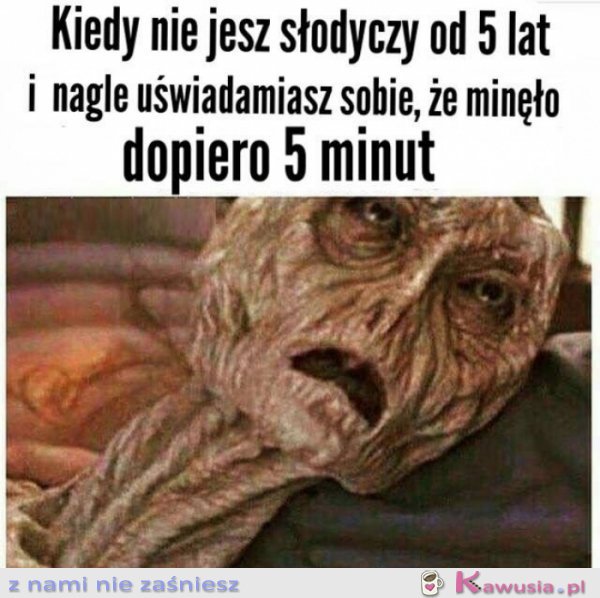 Kiedy nie jesz słodyczy