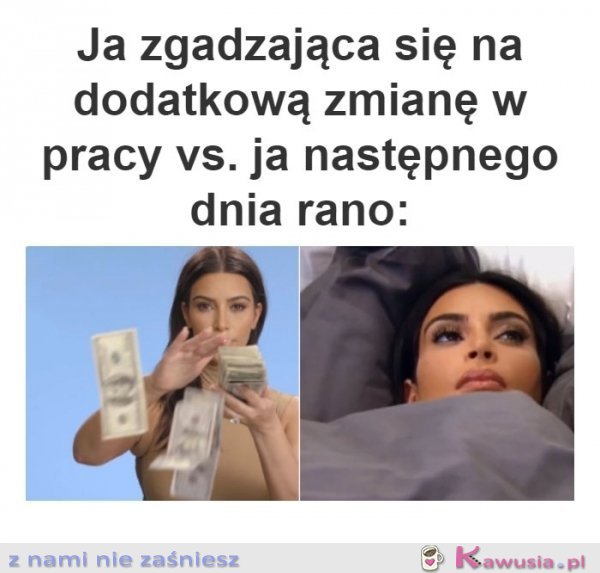 Ja zostając dodatkowo w pracy