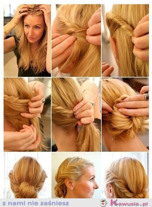 Proste szybkie upięcie