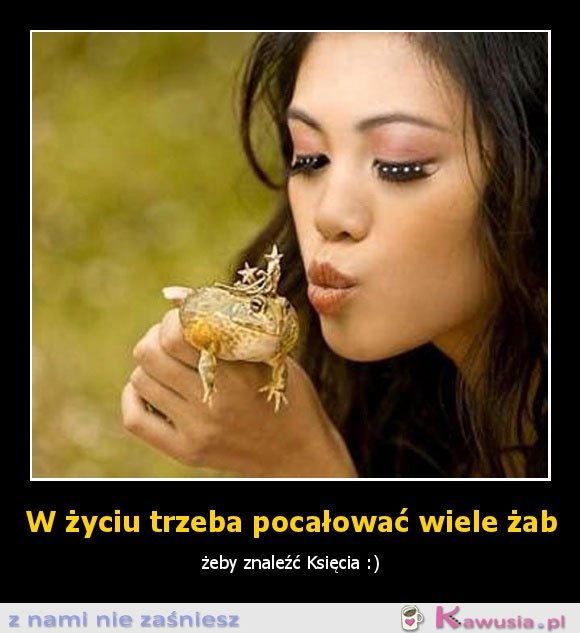 W życiu trzeba pocałować wiele żab