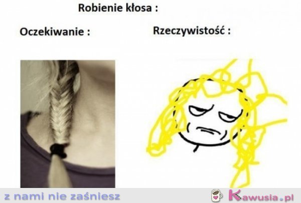 Robienie kłosa...