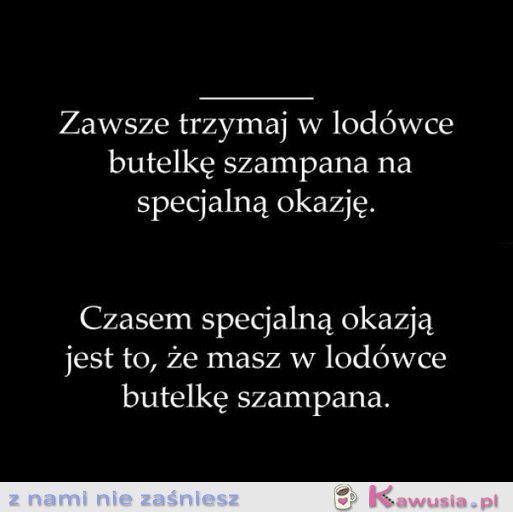 Tak na wszelki wypadek