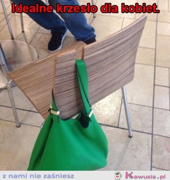 Idealne krzesło dla kobiet