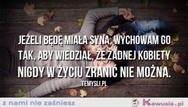 Jeżeli będę miała syna