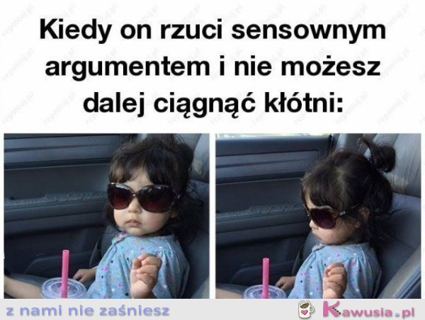 Kiedy on rzuci argument