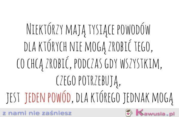 Tysiące powodów