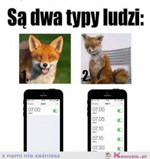 Są dwa typy ludzi