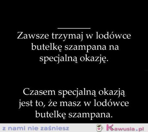 Tak na wszelki wypadek...