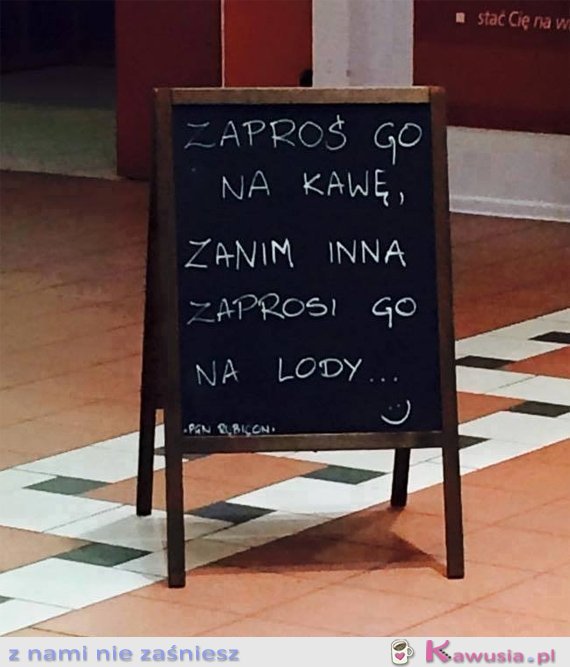 Zaproś go na kawę!