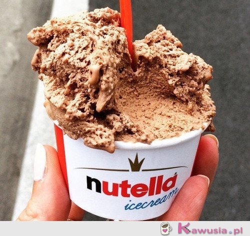 Lody nutella