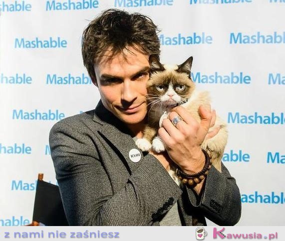 Ian Somerhalder i Grumpy Cat