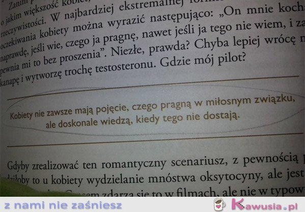 Kobiety nie zawsze mają pojęcie