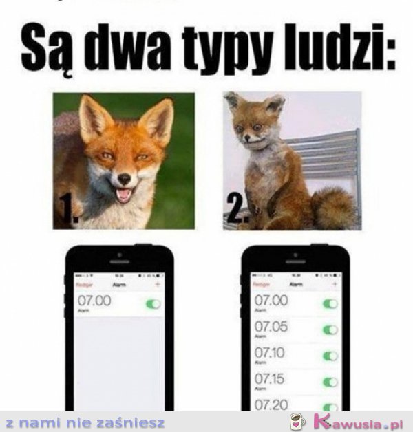 Są dwa typy ludzi
