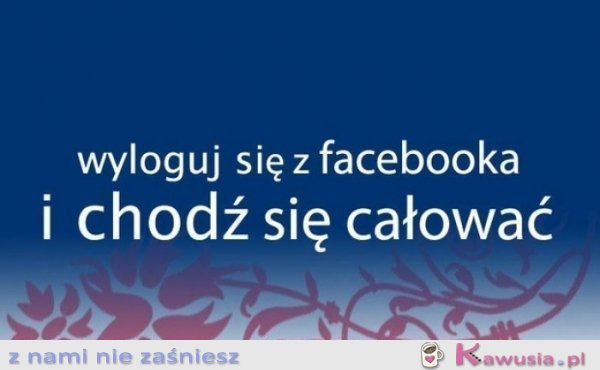 Wyloguj się z facebooka