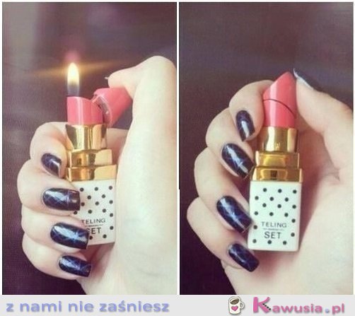 Nie palę, ale w torebce mogę taką mieć