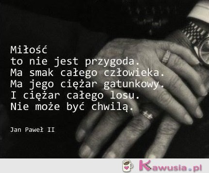 Miłość to nie przygoda