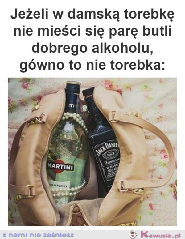 Torebka musi być duża