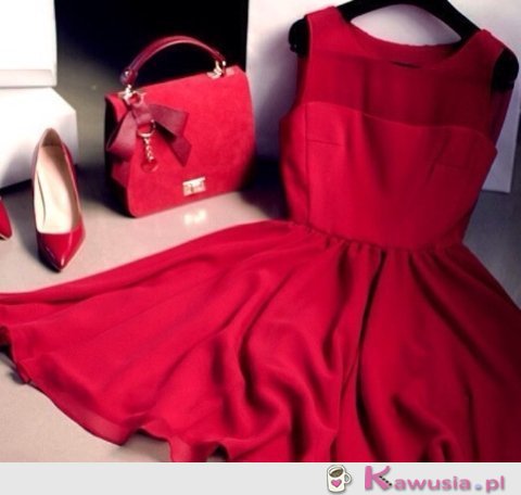Lady in red