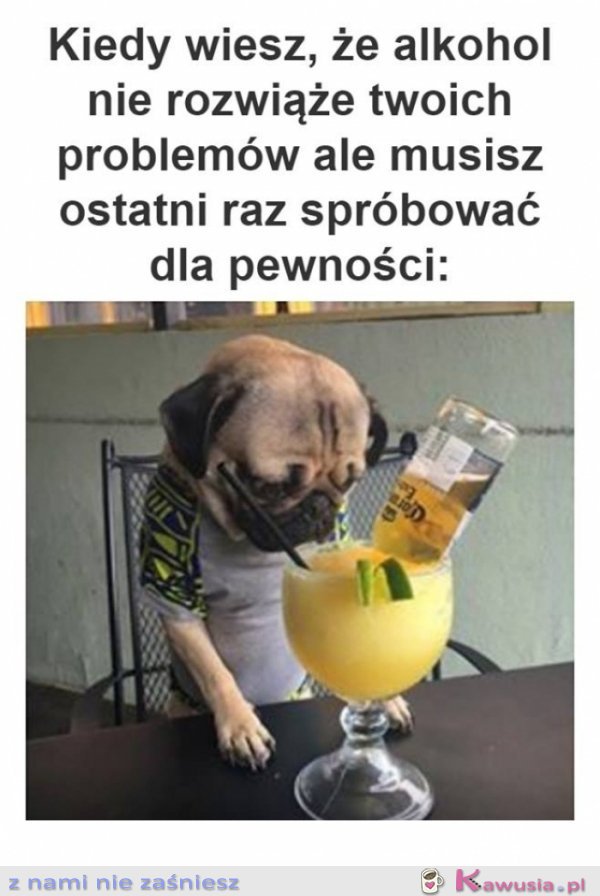 Kiedy wiesz, że alkohol