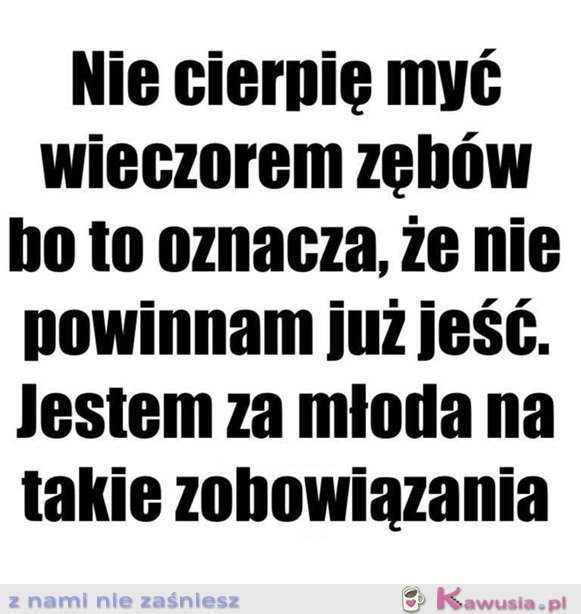 Nie cierpię...