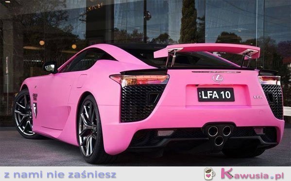Różowy Lexus