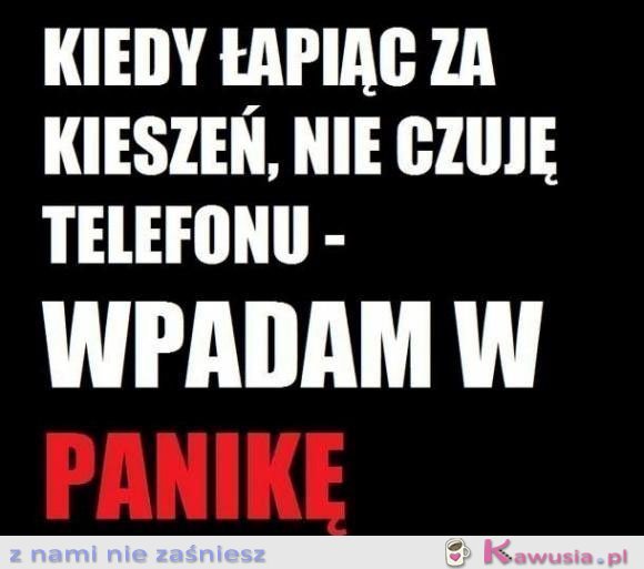 Wpadam w panikę!