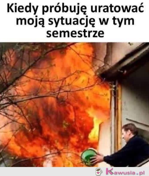 Moja sytuacja na koniec semestru