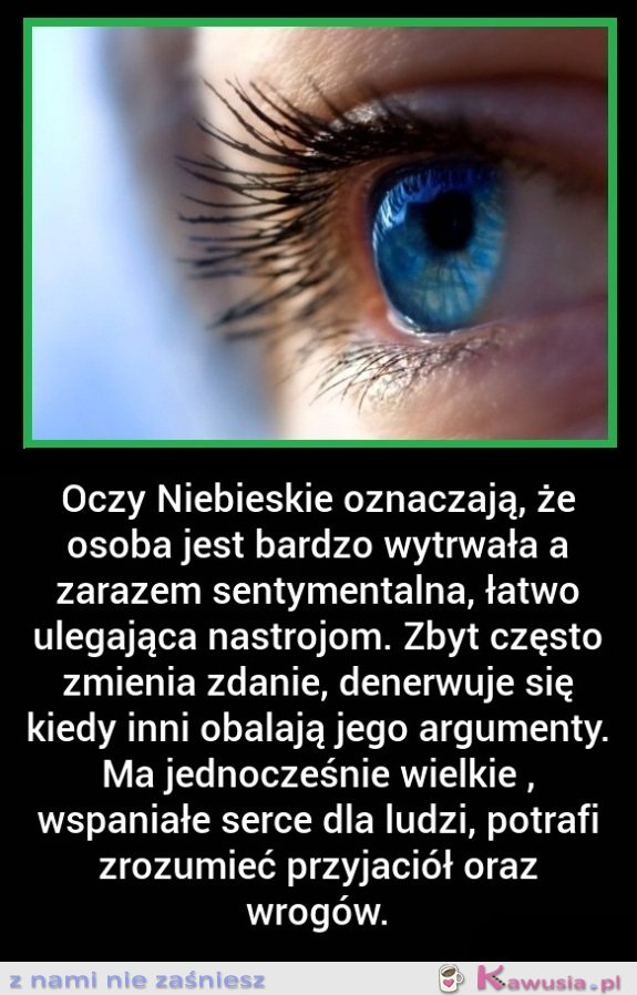 Niebieskie oczy...