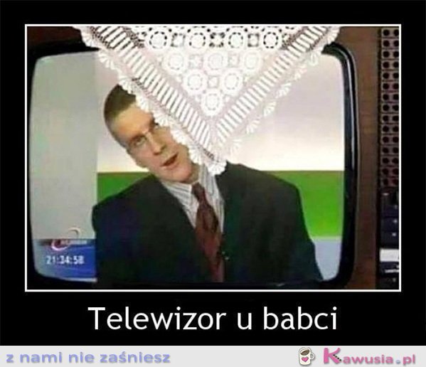 Telewizor u babci