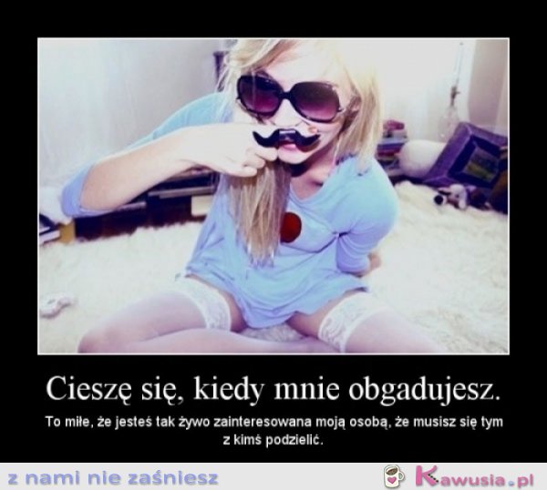 Cieszę się...