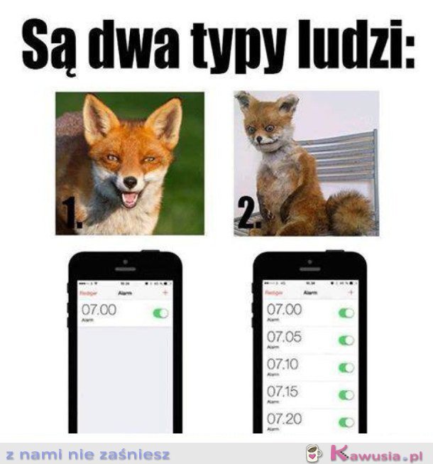 DWA TYPY LUDZI...