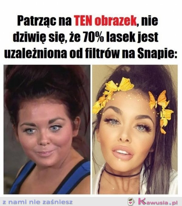 Faceci uważajcie na filtry na snapie