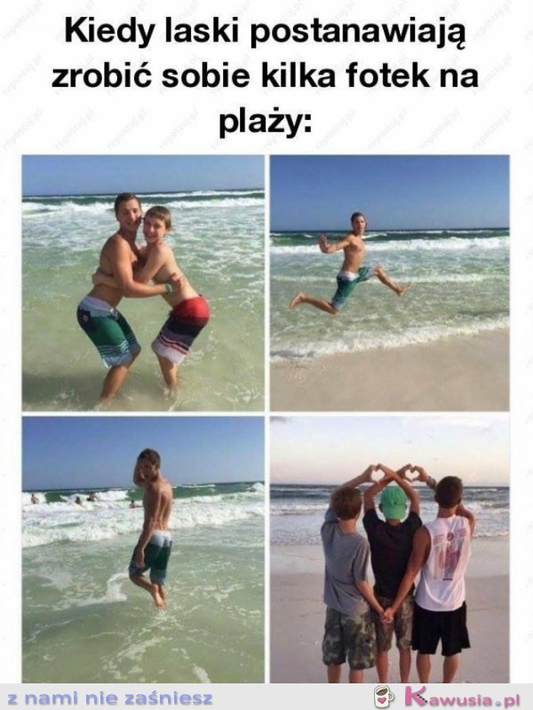 Fotki na plaży