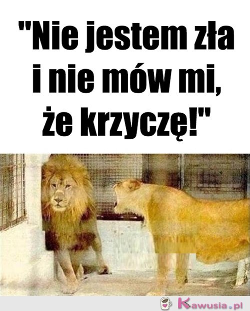 Przecież jestem spokojna...