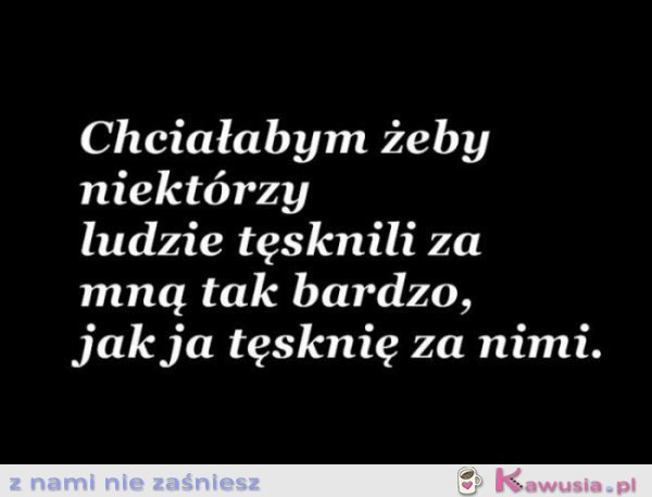 Chciałabym żeby...