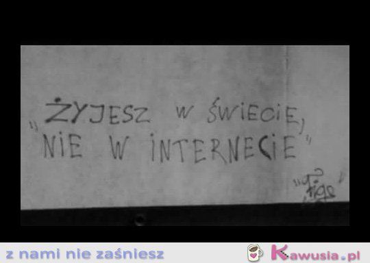 Żyjesz w świecie