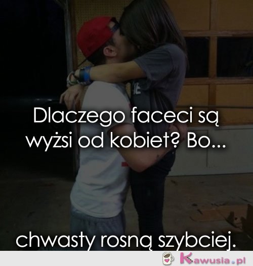 Dlaczego faceci są wyżsi?