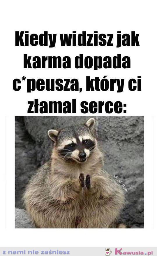 Karma zawsze robi swoje