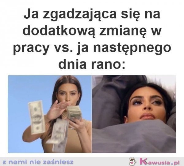 Ja zostając dodatkowo w pracy