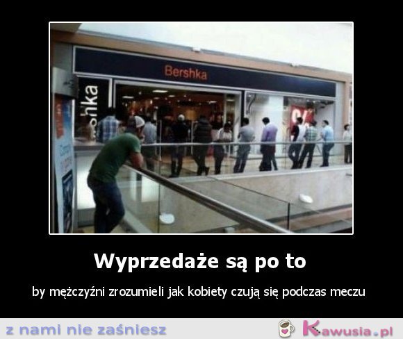 Wyprzedaże są po to...