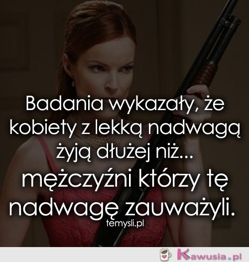 Badania wykazały, że kobiety z lekką nadwagą