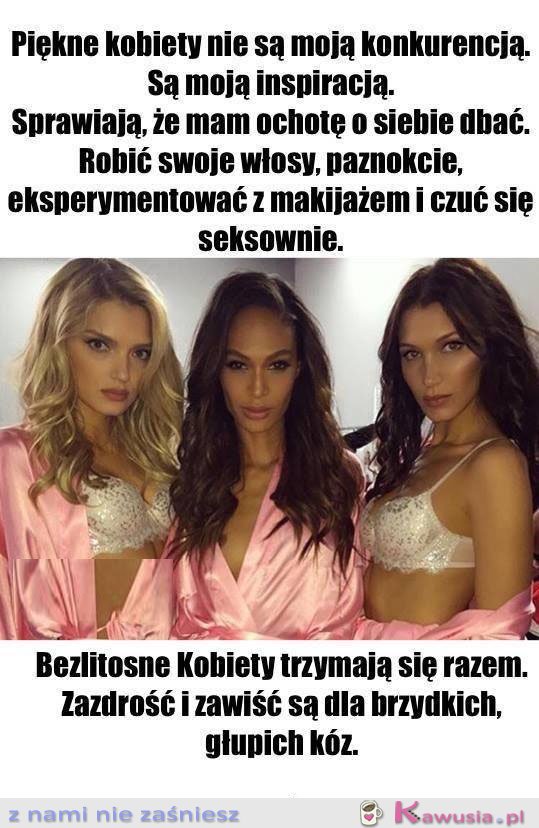 Piękne kobiety nie są mają konkurencją