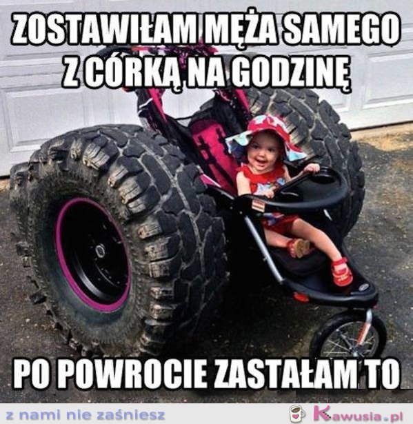 Zostawiłam męża samego