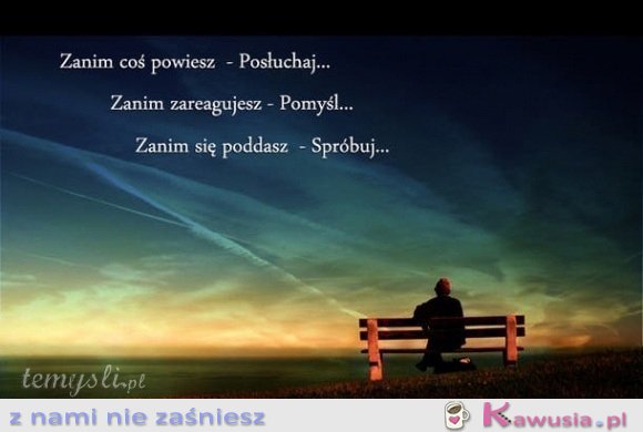 Zanim coś powiesz