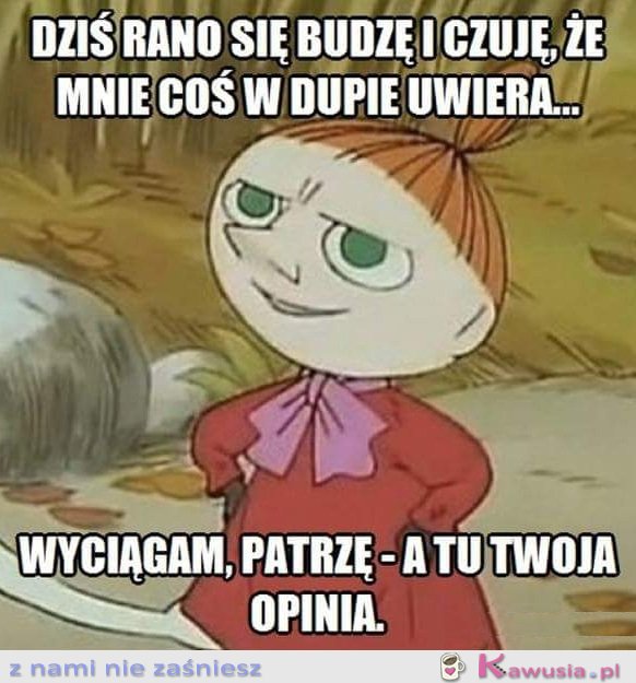 Dziś rano...